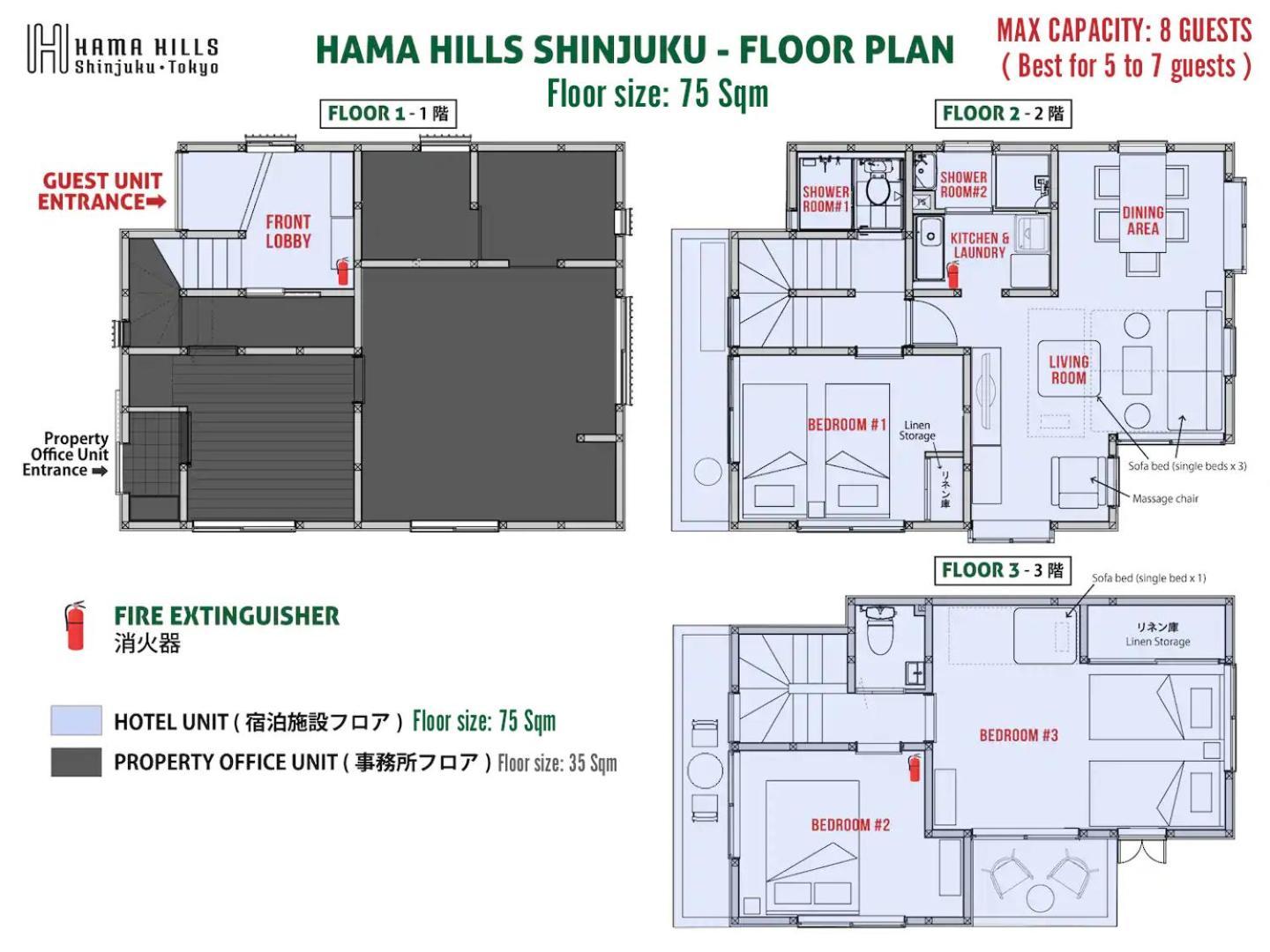 אפרטהוטל טוקיו Hama Hills Shinjuku מראה חיצוני תמונה